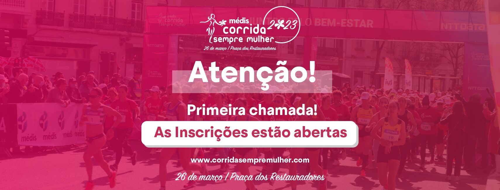 “Corrida Sempre Mulher”: dia 26 de março corra por uma boa causa!