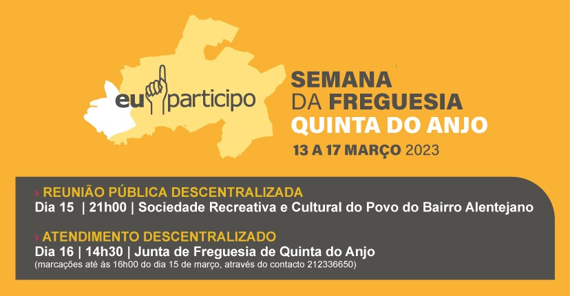 Semana de Quinta do Anjo - 13 a 17 março