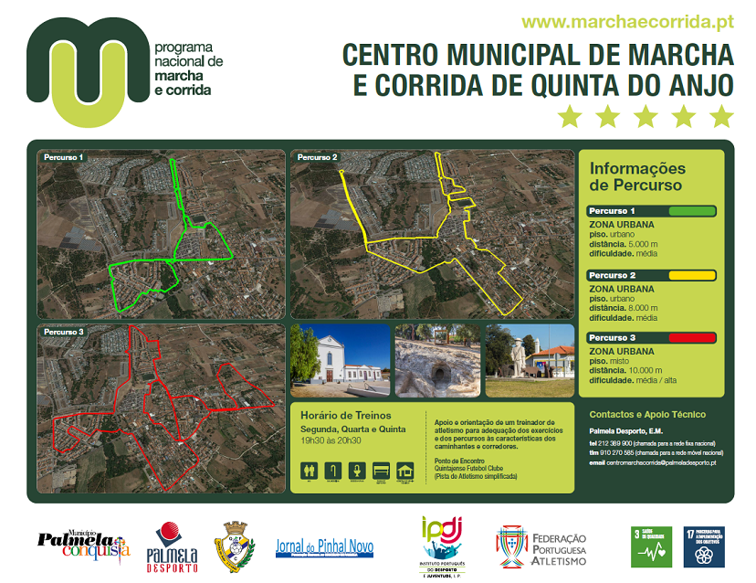 Centro Marcha e Corrida/Quinta do Anjo: inaugura a 19 de março