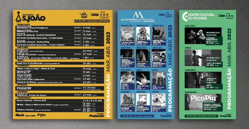 Equipamentos culturais: consulte a programação de abril!