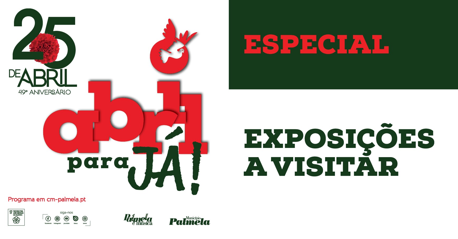 Exposições evocam memória e valores de Abril – visite!