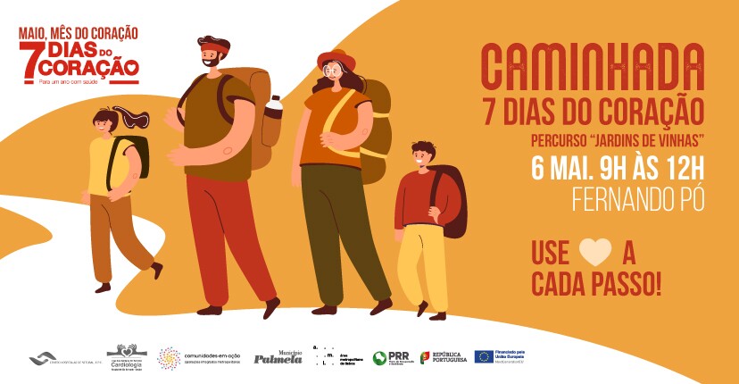 Participe na Caminhada 7 Dias do Coração e descubra os Jardins de Vinhas!