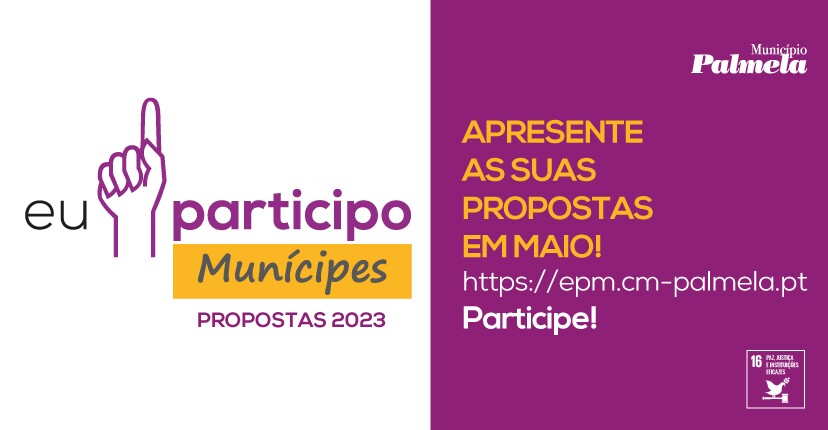 “Eu Participo Munícipes”: propostas até 31 de maio