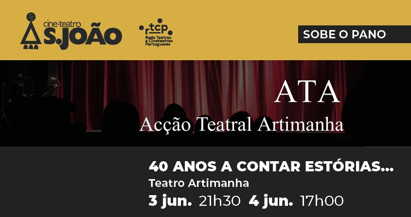 Artimanha apresenta espetáculo do 40.º aniversário no Cine-Teatro S. João/Palmela