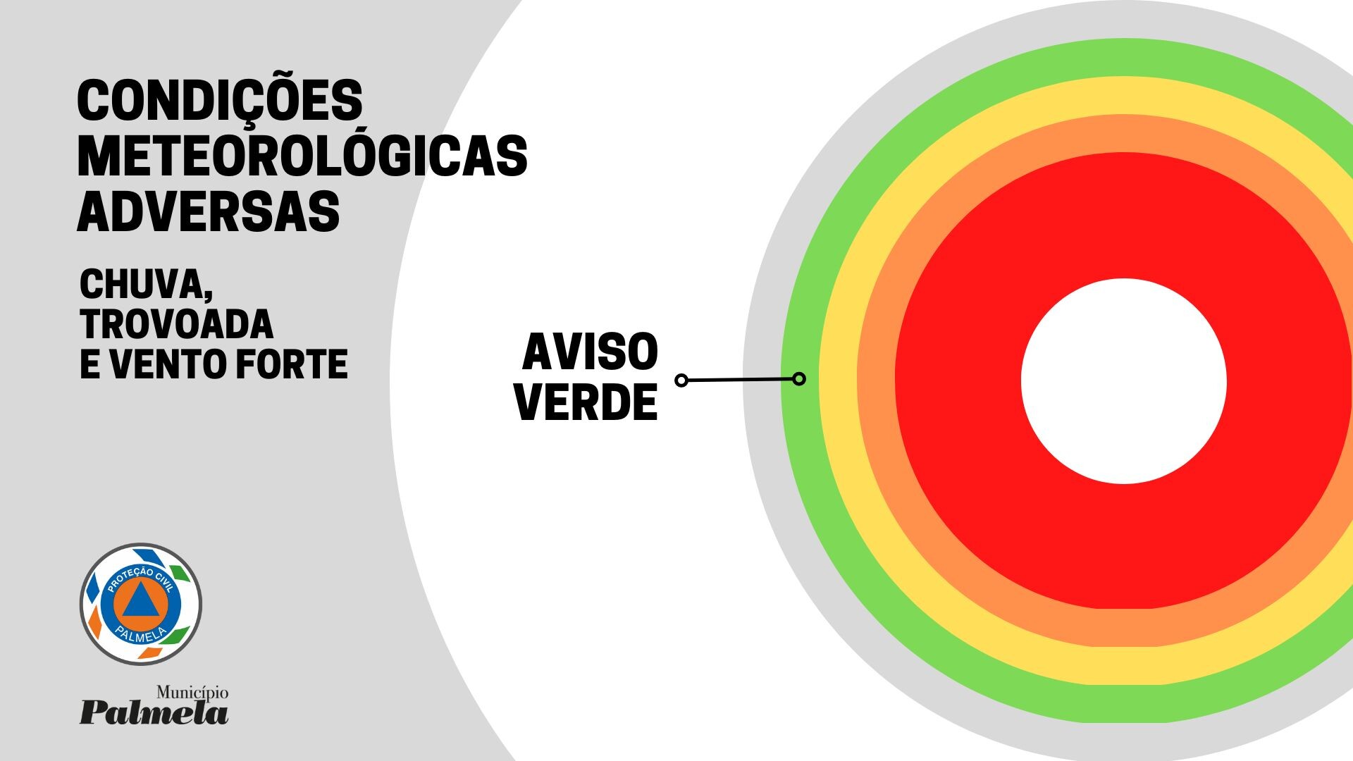 Aviso - Chuva, trovoada e vento forte até 9 de junho   