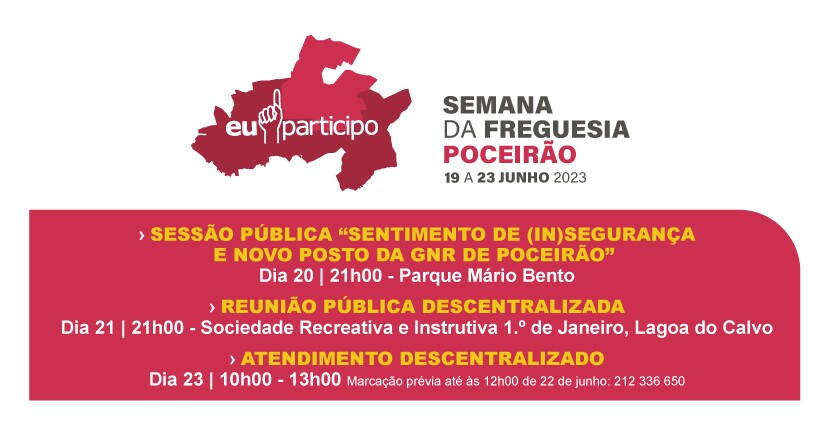 De 19 a 23 junho: Poceirão encerra ciclo das Semanas de Freguesia 2023