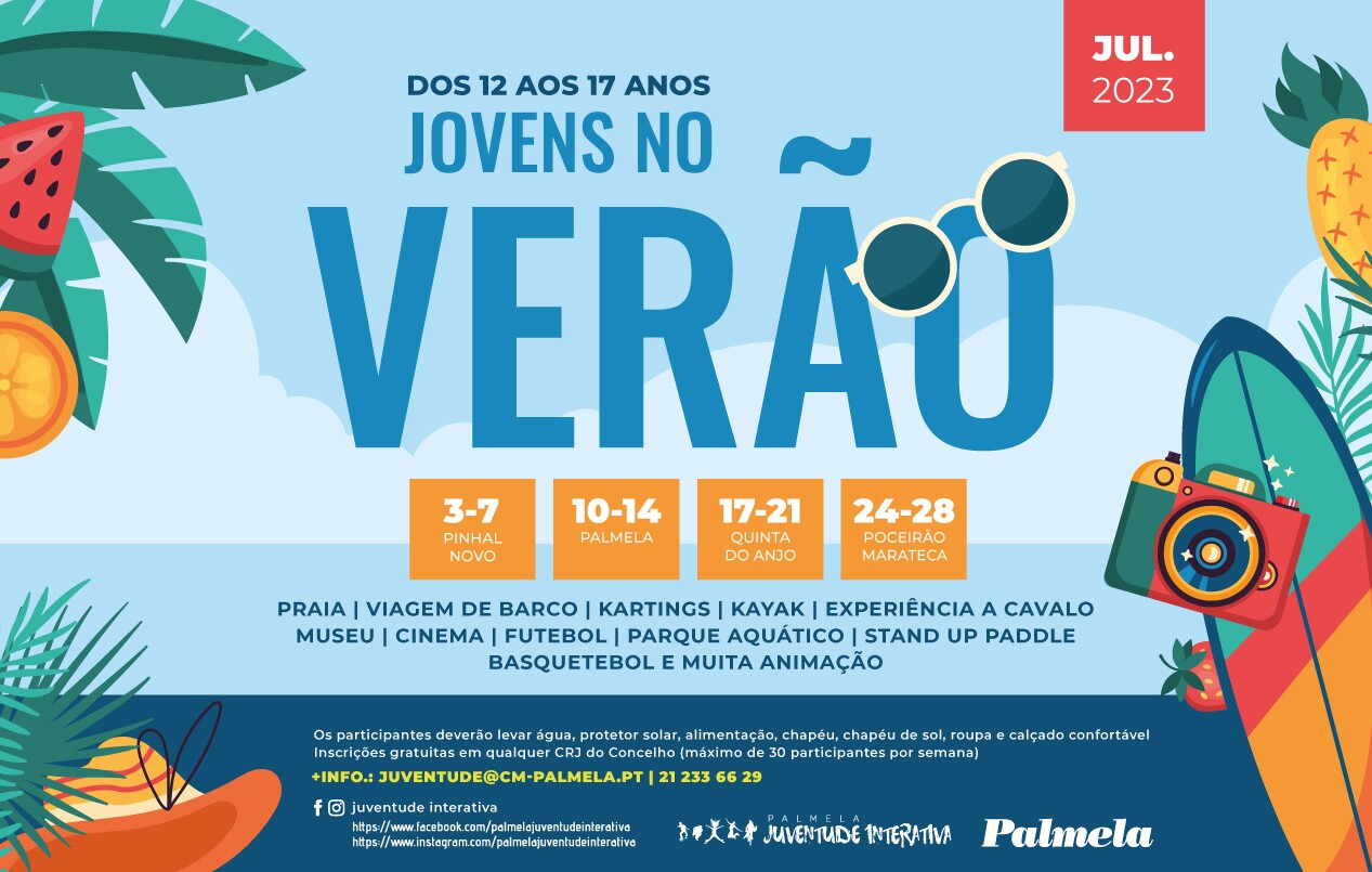 “Jovens no Verão” em julho – inscrições gratuitas!