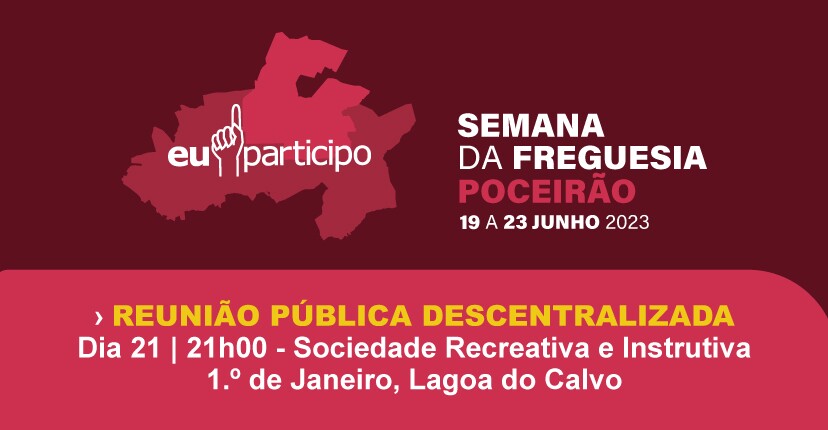 Reunião Pública descentralizada na Lagoa do Calvo – 21 junho