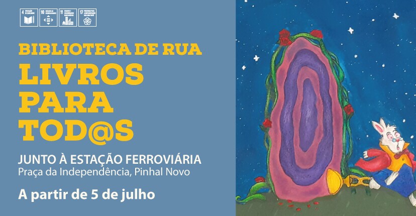 Município disponibiliza Biblioteca de Rua em Pinhal Novo