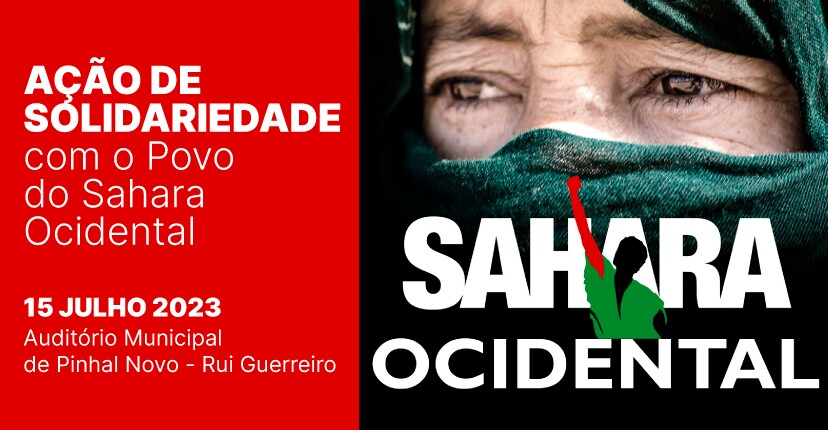 Solidariedade com Sahara Ocidental Filme, exposição, debate e chá com ativista Mina Baali