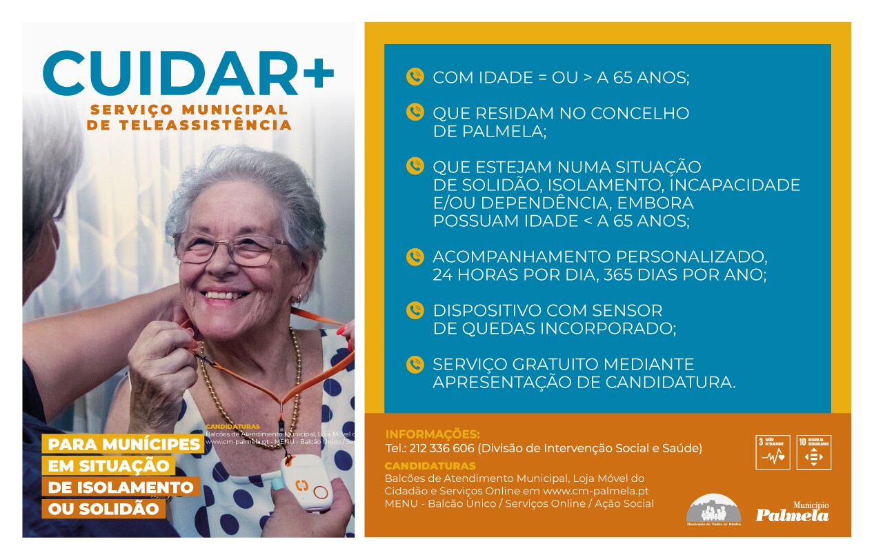 Candidate-se ao Serviço de Teleassistência - apoio gratuito 24h/dia e 365 dias/ano