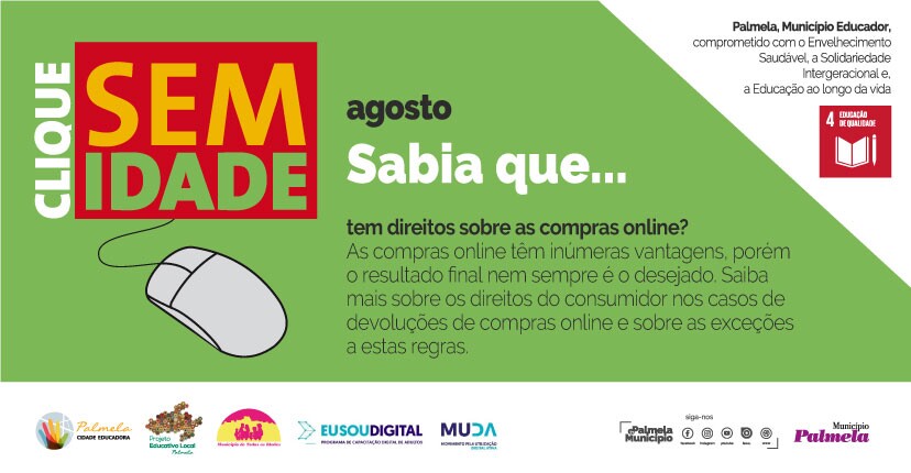 “Sabia que…” tem direitos sobre as compras online?