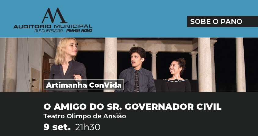 “Artimanha ConVida”: Teatro Olimpo de Ansião no Auditório de Pinhal Novo
