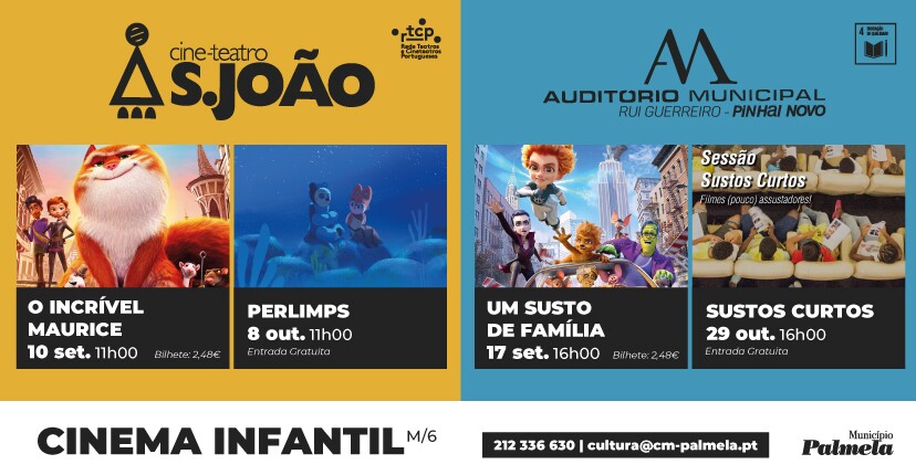 Cinema Infantil volta em setembro e outubro!