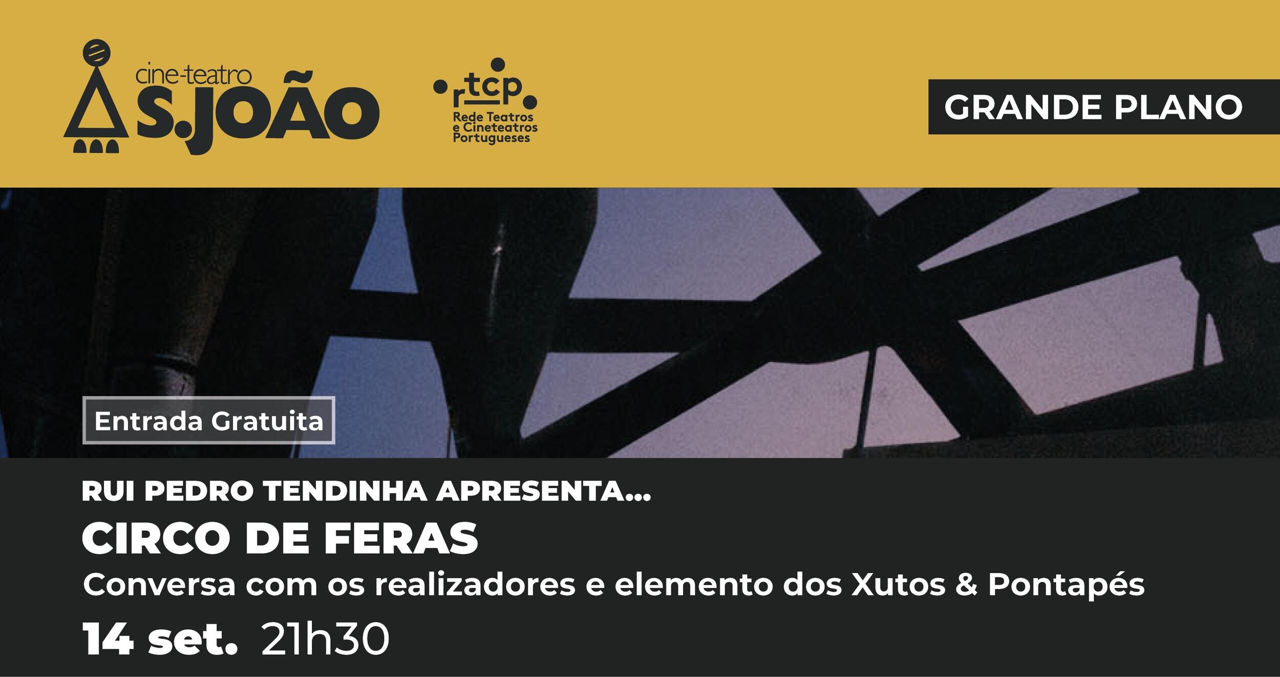 “Rui Pedro Tendinha Apresenta... Circo de Feras” em Palmela - 14 setembro