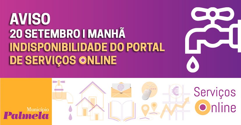 Portal de Serviços Online indisponível a 20 setembro