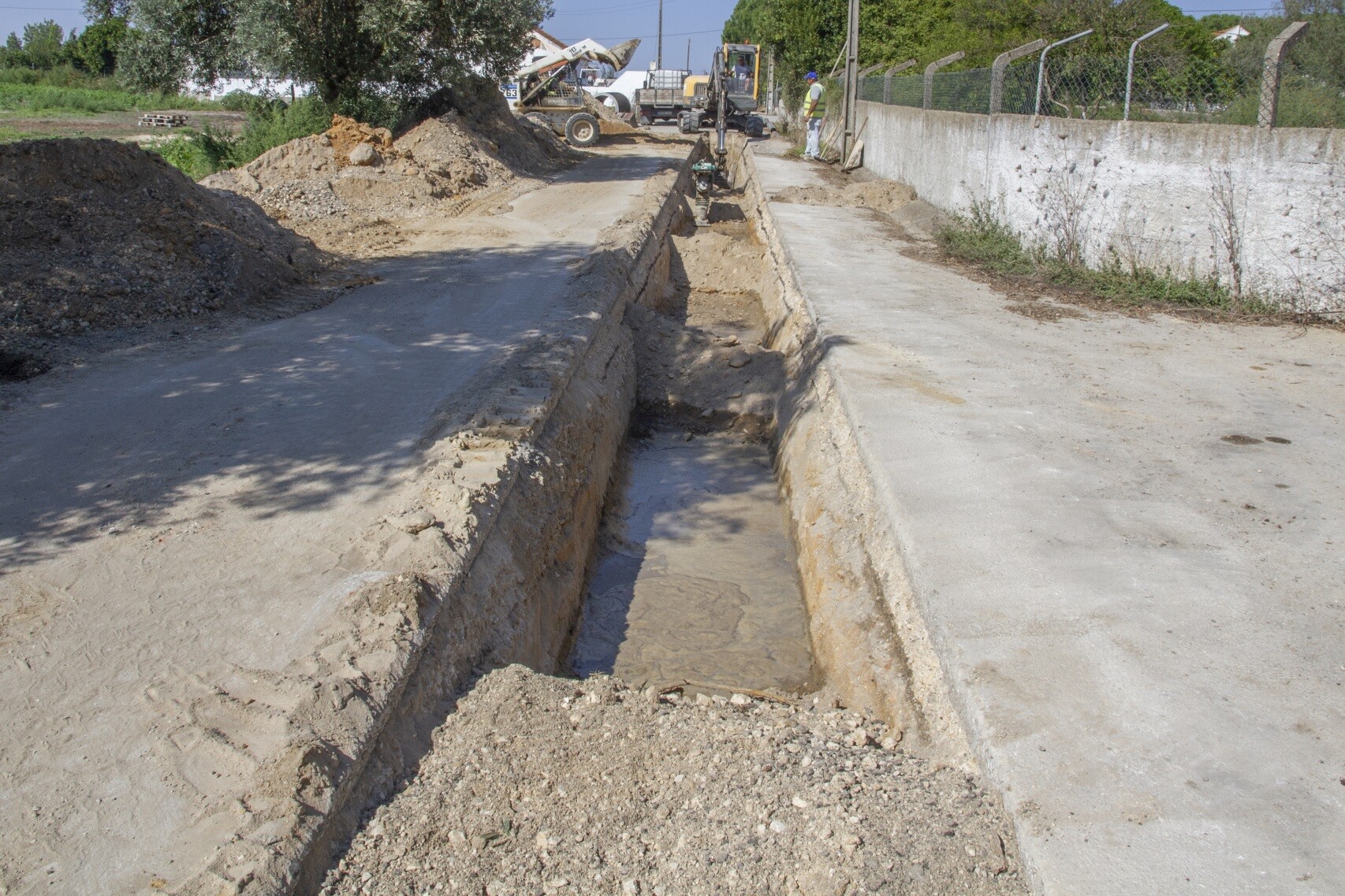 2.ª fase do saneamento em Cajados: obra já começou