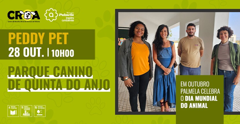 Peddy Pet no Parque Canino de Quinta do Anjo a 28 de outubro – participe!