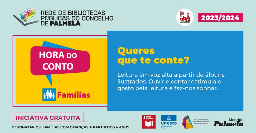 Há “Hora do Conto Famílias” em novembro – inscreva-se!