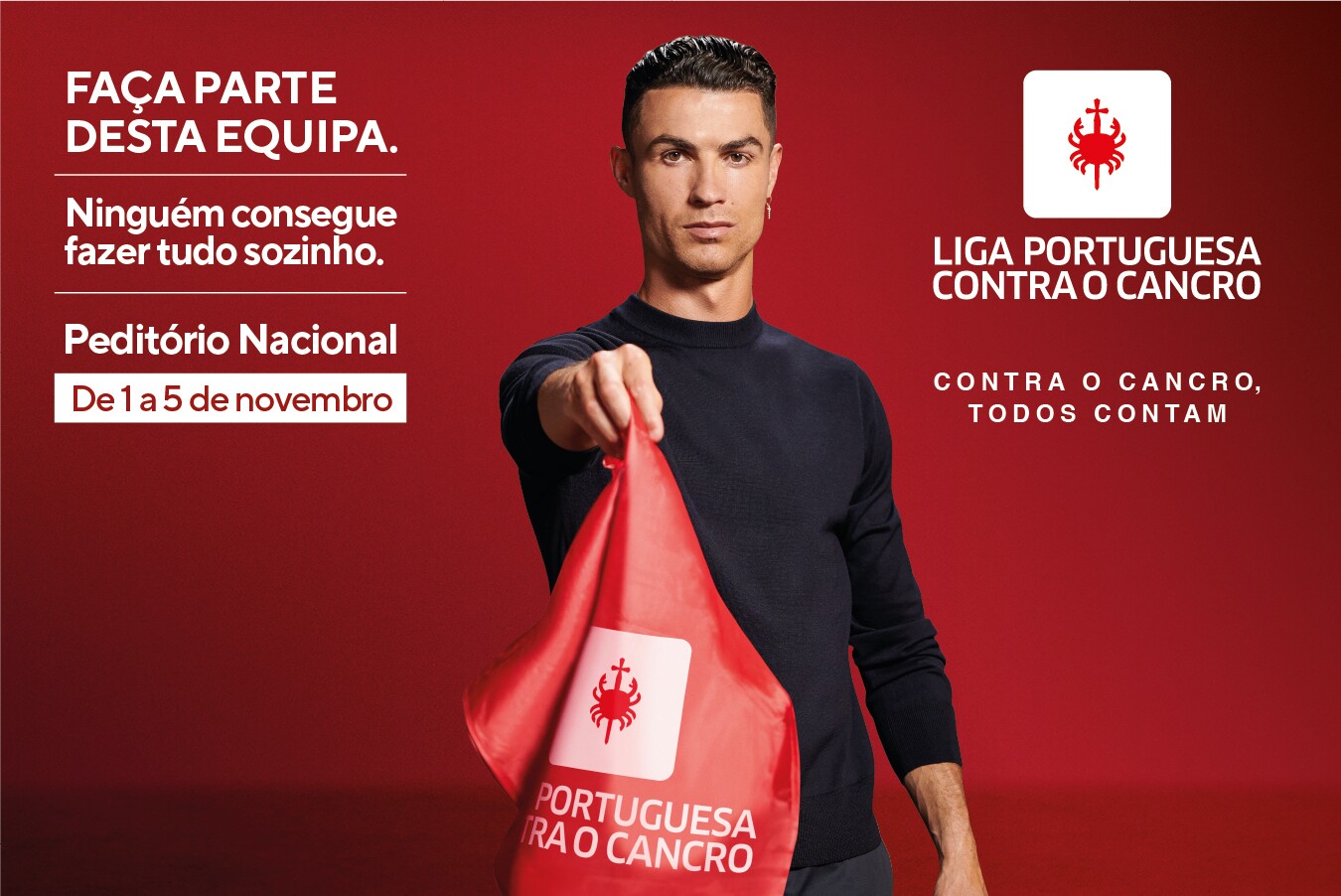 Peditório Nacional da Liga Contra o Cancro: contribua com um donativo!