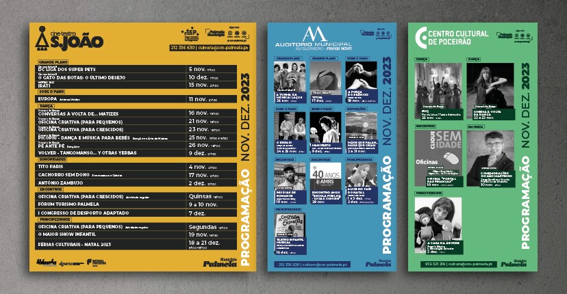 Novembro/dezembro: dança, cinema e teatro em destaque nos equipamentos culturais!