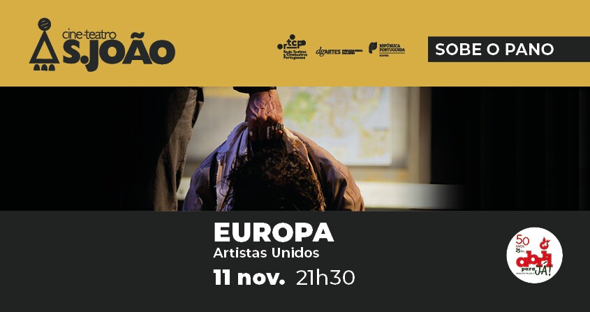 Artistas Unidos apresentam “Europa” no Cine-Teatro S. João