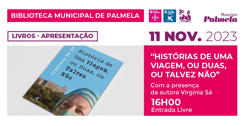 Virgínia de Sá apresenta livro em Palmela – 11 de novembro