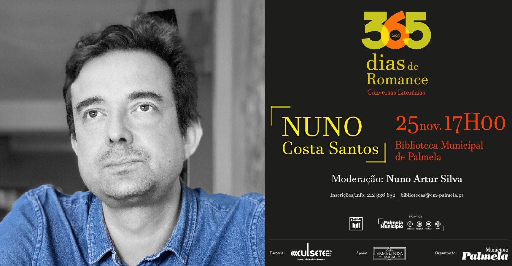 “365 Dias de Romance”: Nuno Costa Santos é o próximo autor convidado