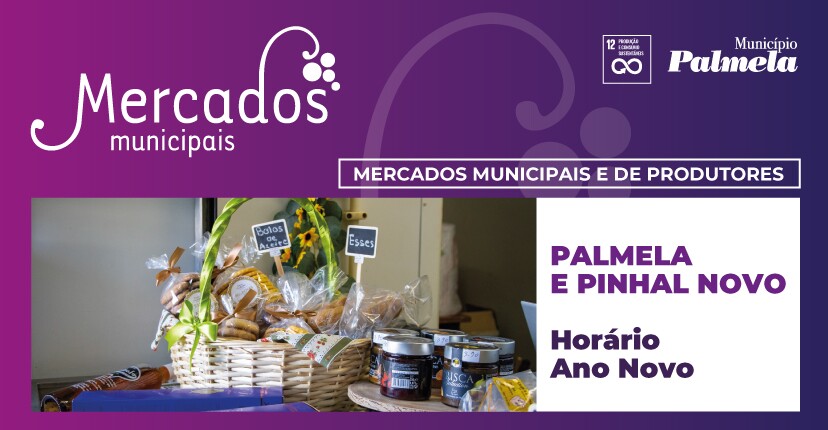 Mercados Municipais e de Produtores - horário de Ano Novo