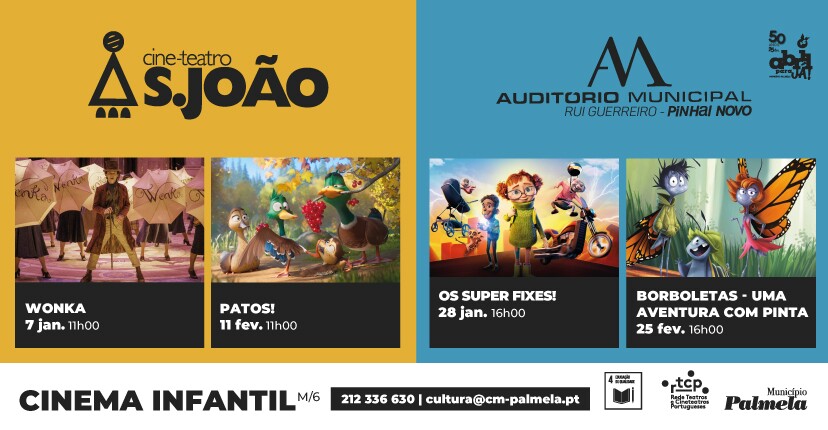 Cinema Infantil janeiro/fevereiro: 2024 chega com novos filmes!