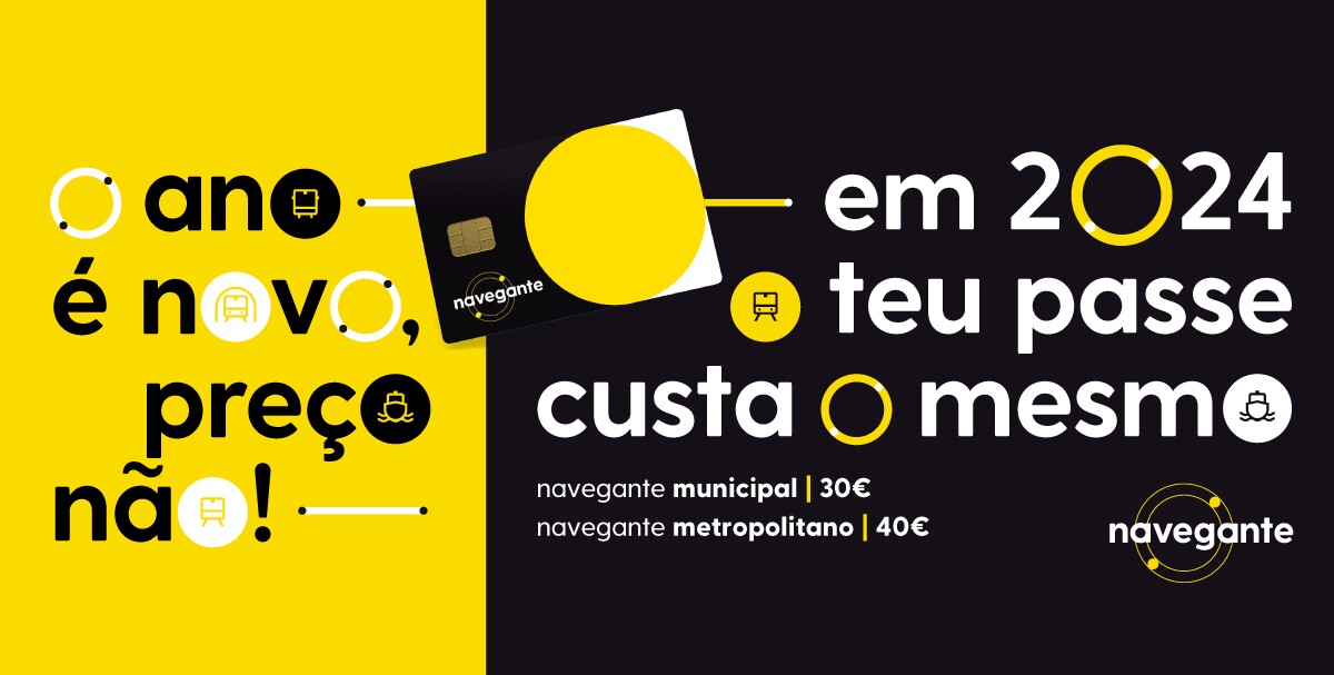 Passes navegante sem aumento em 2024