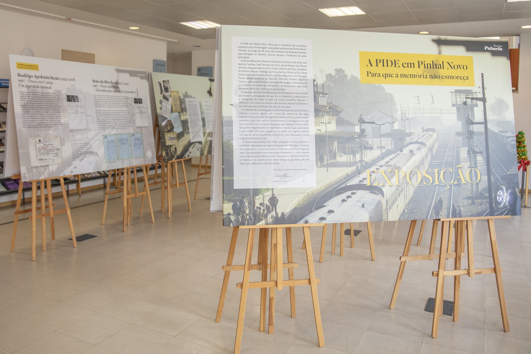 Exposição homenageia presos políticos de Pinhal Novo - visite!