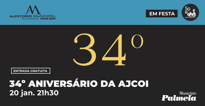 AJCOI comemora 34.º aniversário com Arte e Música no Auditório de Pinhal Novo