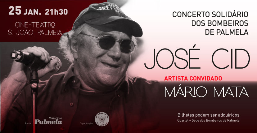 José Cid em concerto solidário no Cine-Teatro S. João a 25 janeiro