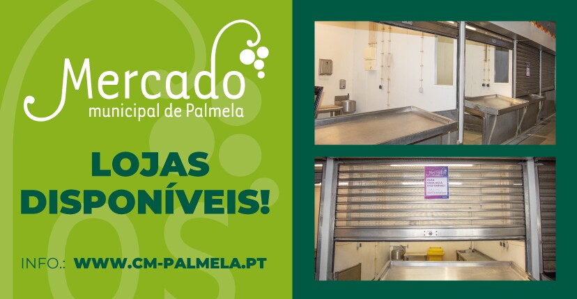 Lojas disponíveis no Mercado Municipal de Palmela – saiba mais aqui