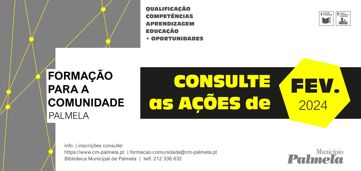 “Formação para a Comunidade”: conheça as ações de fevereiro e inscreva-se!