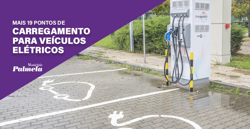 Palmela vai ter mais 19 pontos de carregamento de veículos elétricos