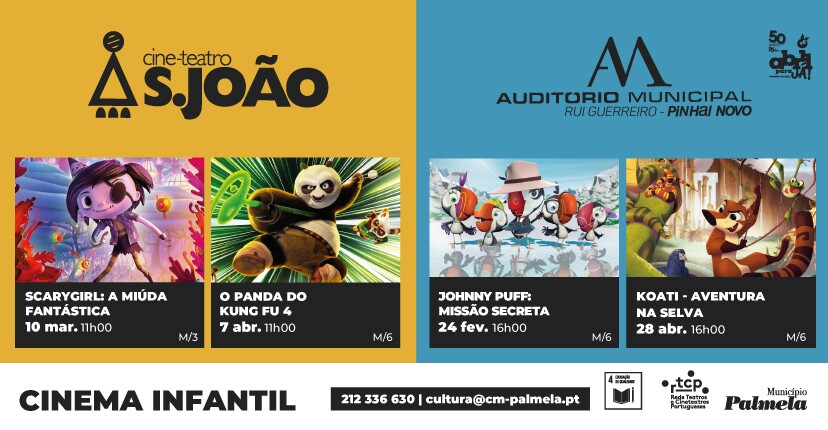 Cinema Infantil março/abril: novos filmes para momentos de diversão em família!