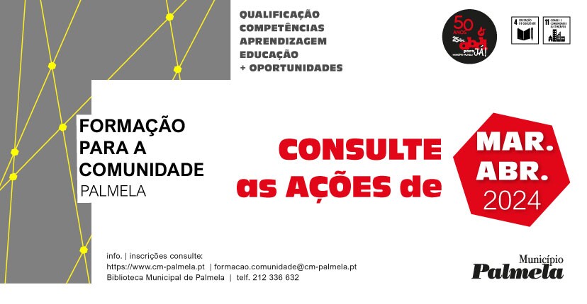 “Formação para a Comunidade” com ações comemorativas dos 50 Anos do 25 de Abril