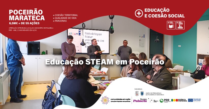 Poceirão: STEAM Lab recebe formação para docentes