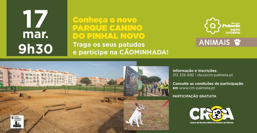 “Cãominhada” dá a conhecer Parque Canino de Pinhal Novo – participe!