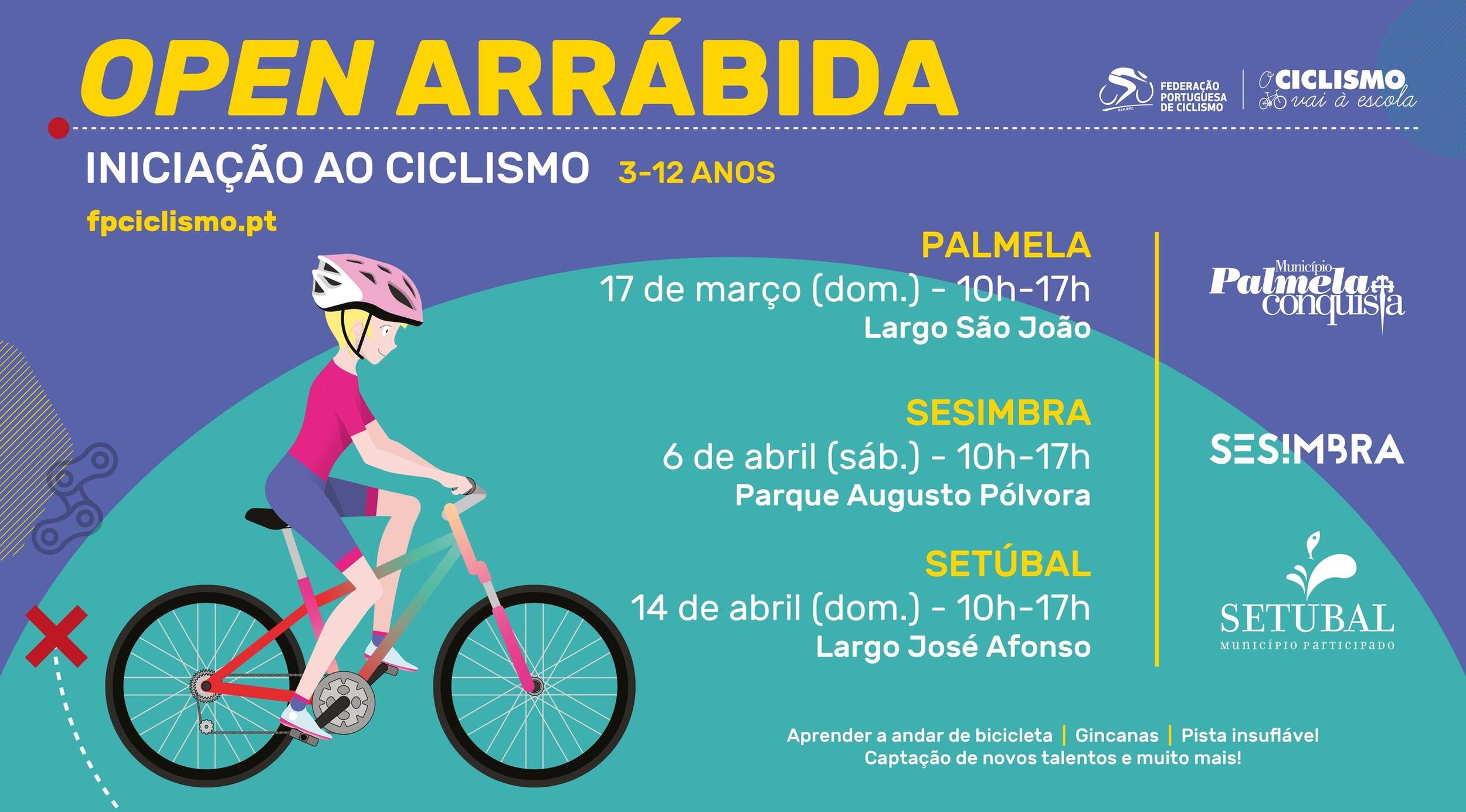 Open Arrábida de Palmela incentiva crianças à prática do Ciclismo  