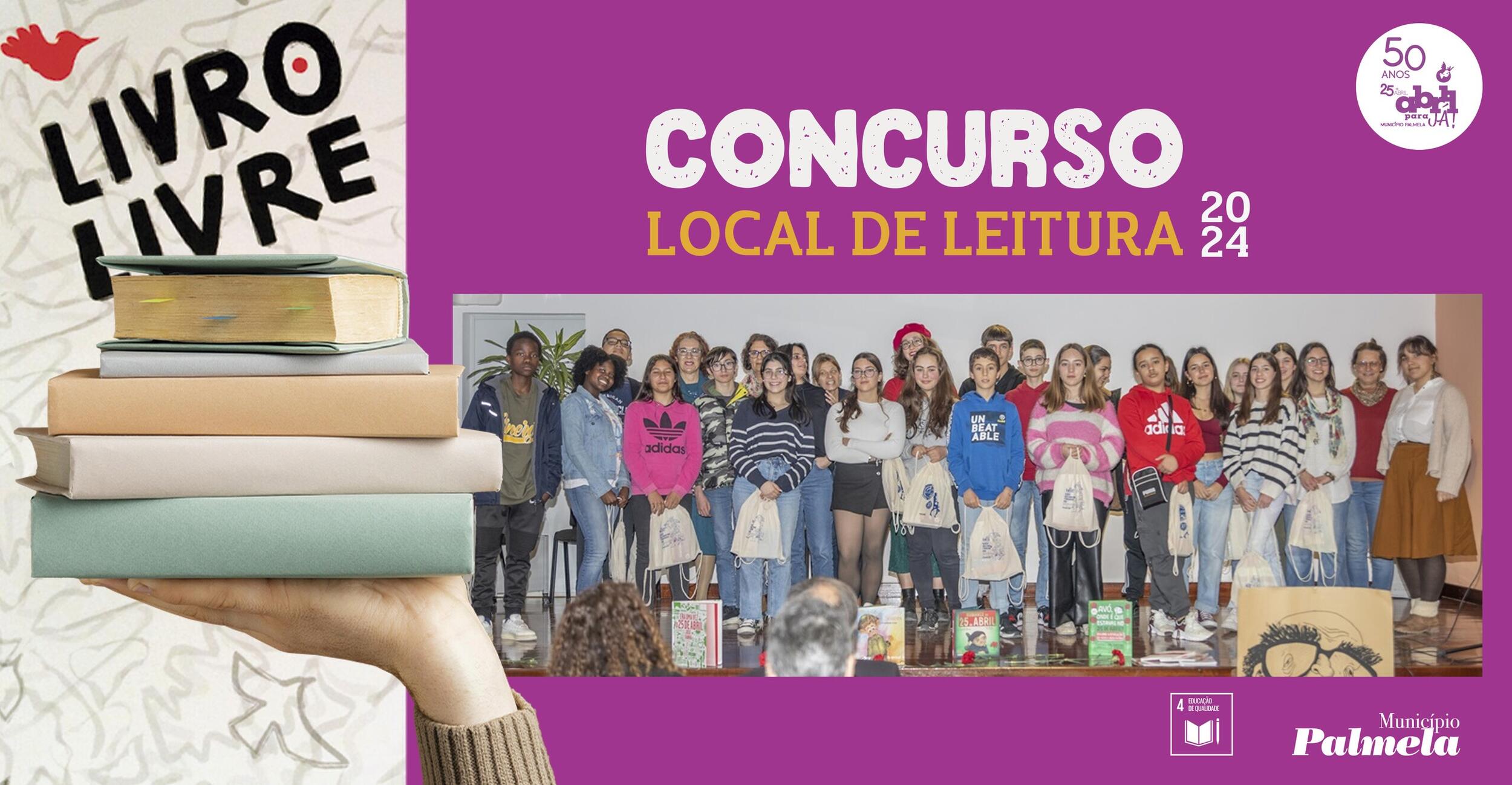 Concurso Local de Leitura: 190 alunas/os deram voz à Liberdade