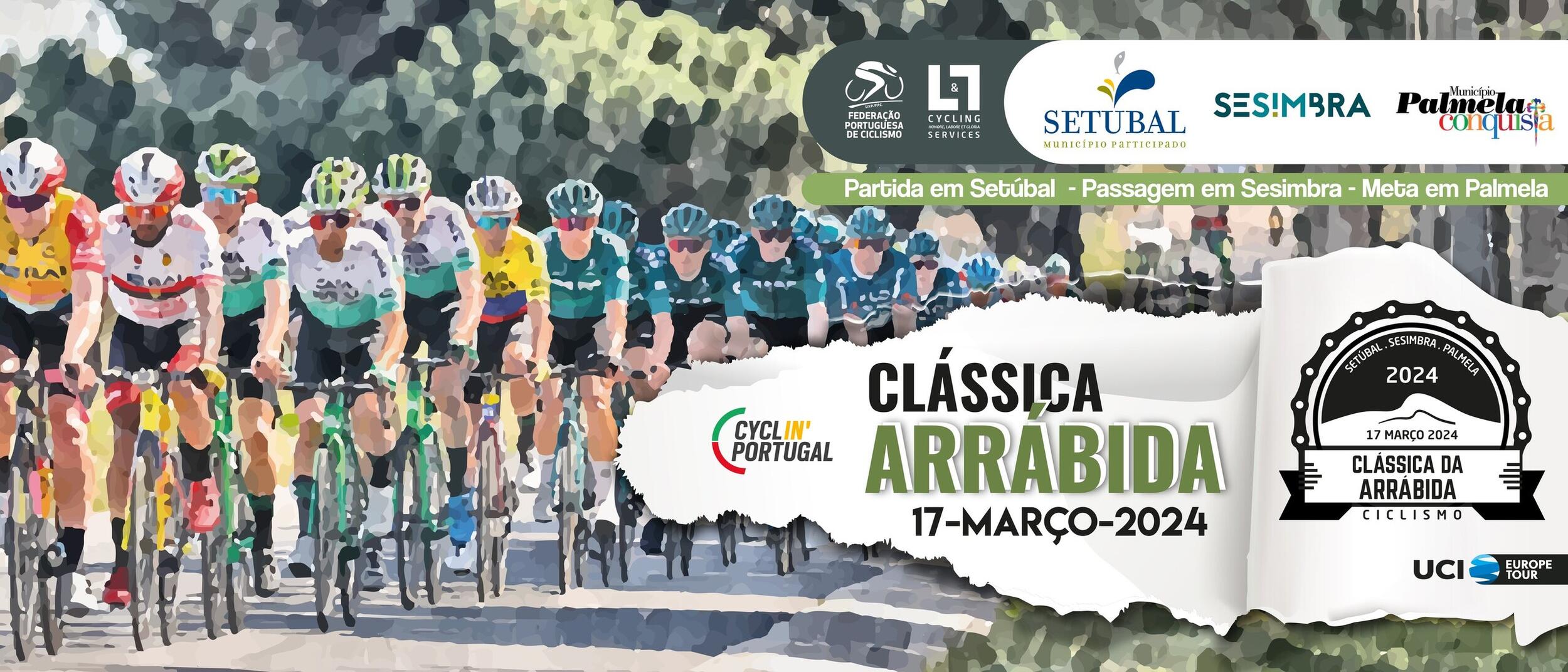 Clássica da Arrábida com passagem pelo concelho e meta em Palmela