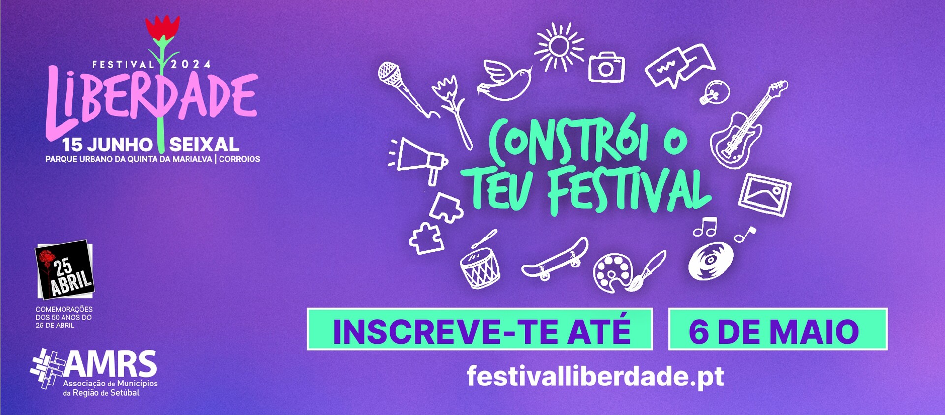 Festival Liberdade: inscreve-te até 6 de maio!