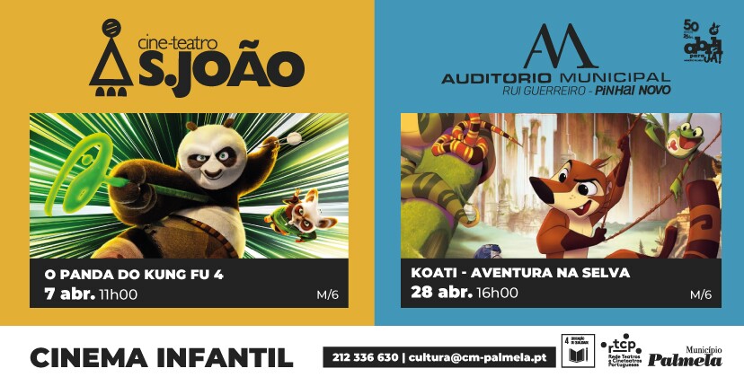 Cinema Infantil: duas novas sessões para assistir em abril!