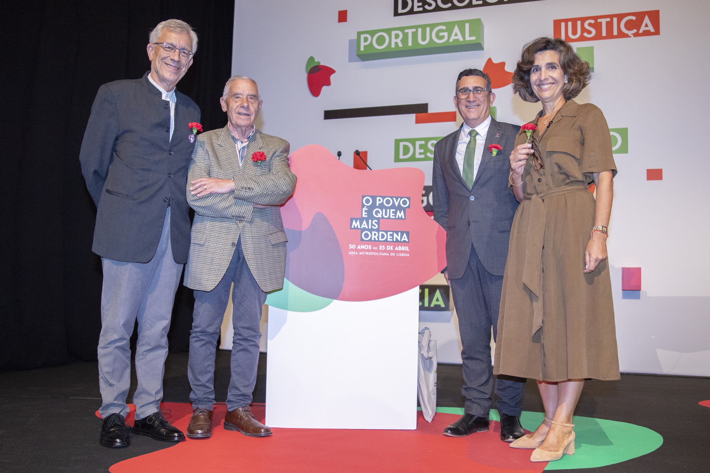 Presidentes da Câmara de Palmela homenageadas/os nos 50 Anos do 25 de Abril