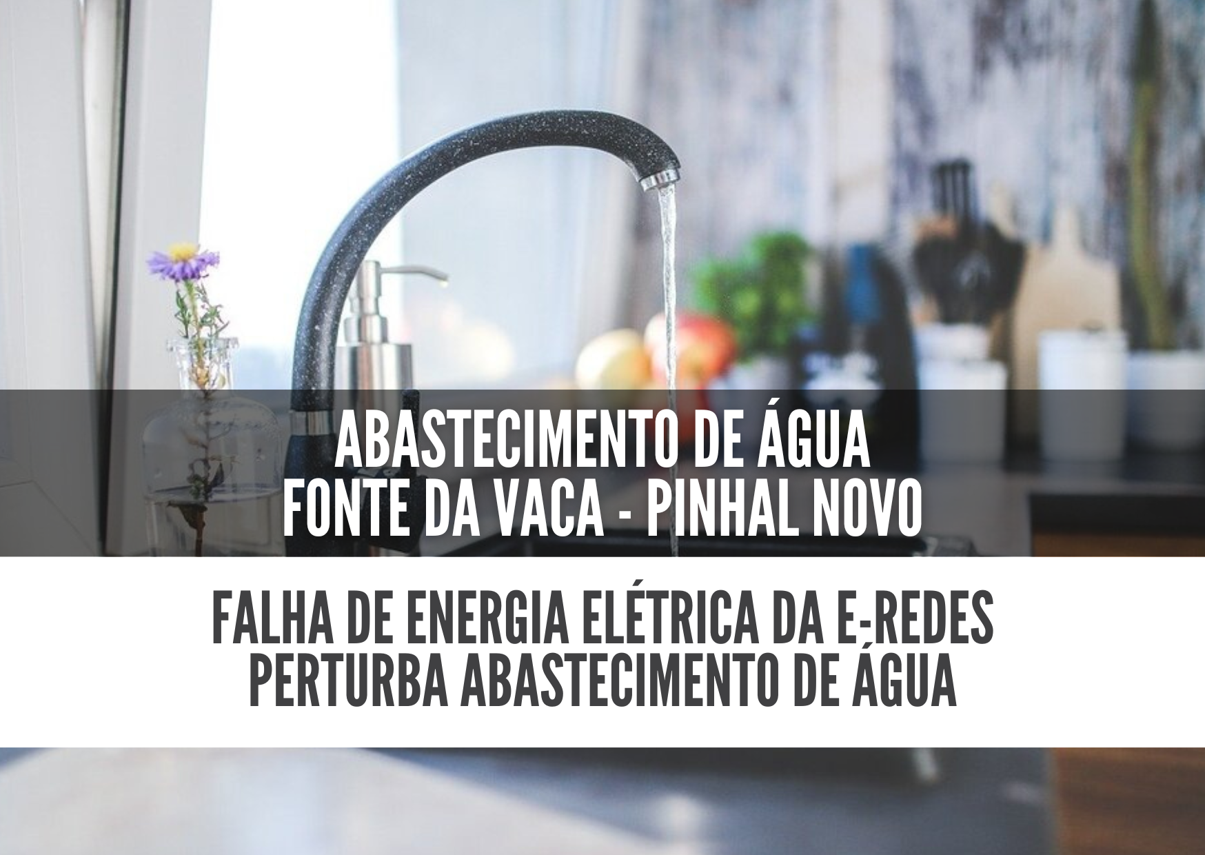 Fonte da Vaca – Falha de energia elétrica da E-redes perturba abastecimento de água 