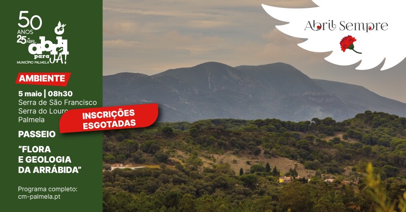  Descubra a flora e geologia da Arrábida na caminhada de 5 de maio!