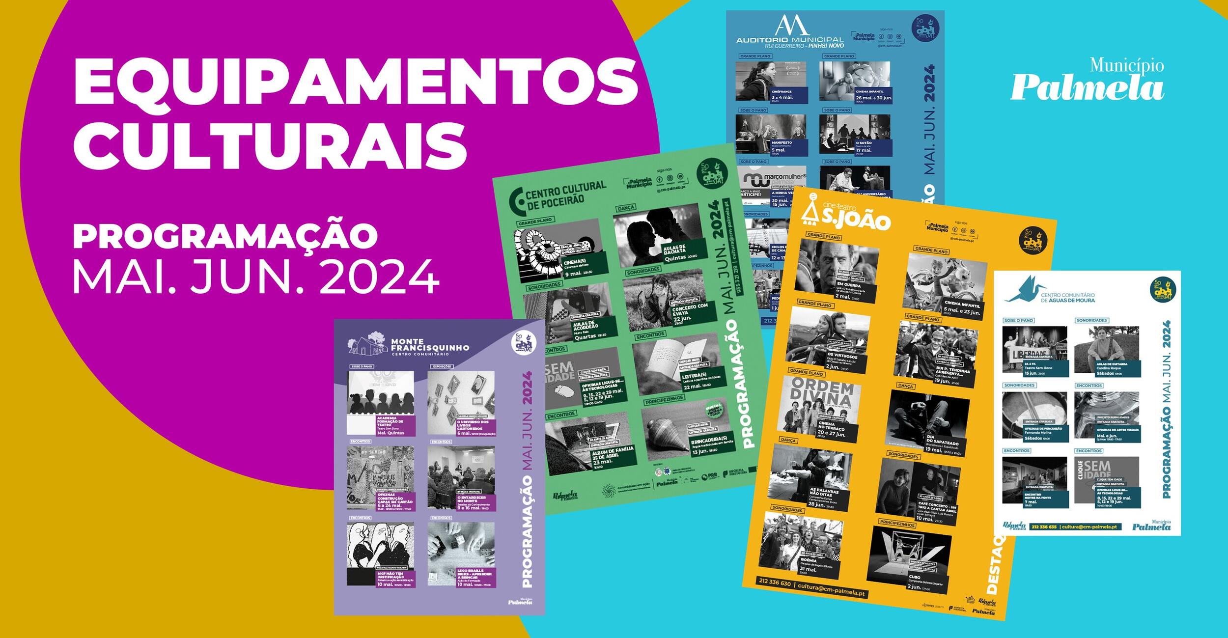Equipamentos culturais maio/junho: conheça a programação e planeie os tempos livres!